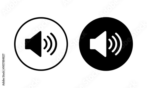 Speaker icon vector illustration. volume sign and symbol. loudspeaker icon. sound symbol