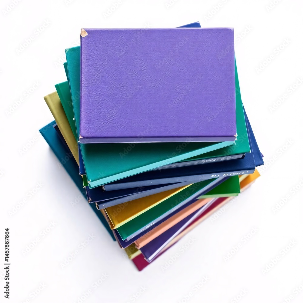 Stack of Colorful Books