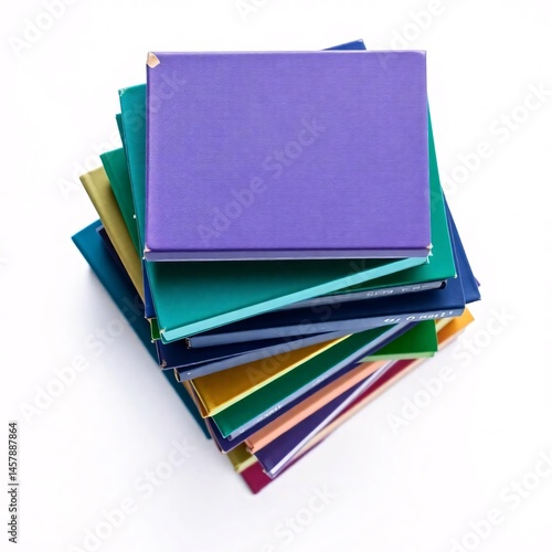 Obraz na płótnie Stack of Colorful Books w salonie