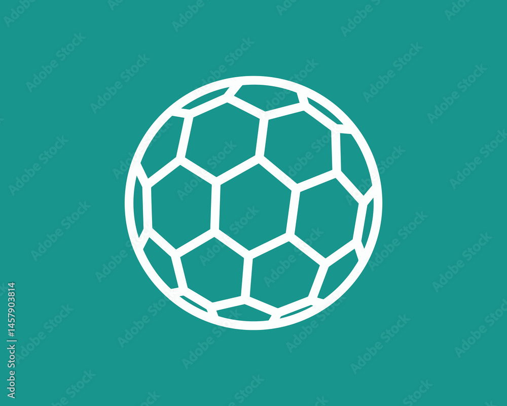 Obraz premium Soccer ball icon