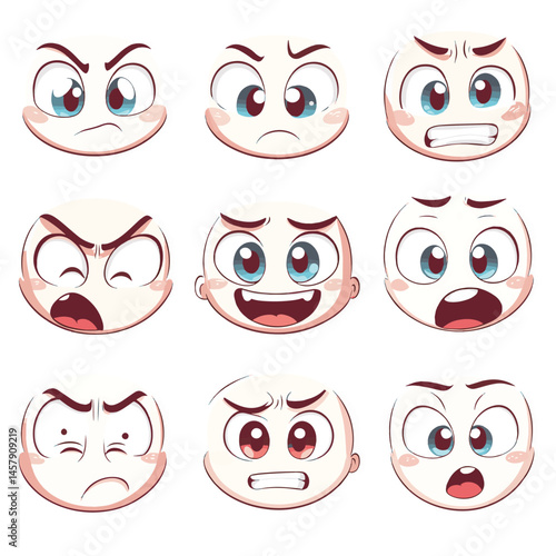 Wallpaper Mural Kawaii cute faces Torontodigital.ca