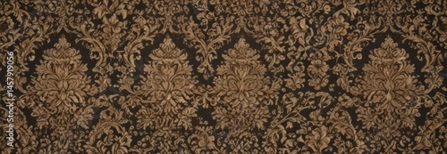 Intricate seamless damask, opulent design for textiles ,  repeat,  floral,  image