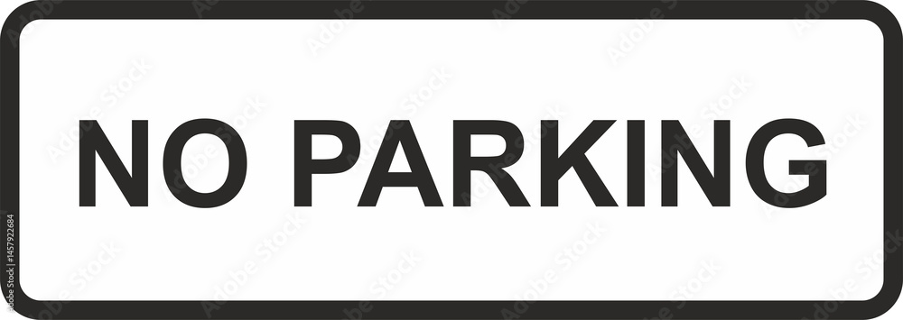 no parking sign no parking sign