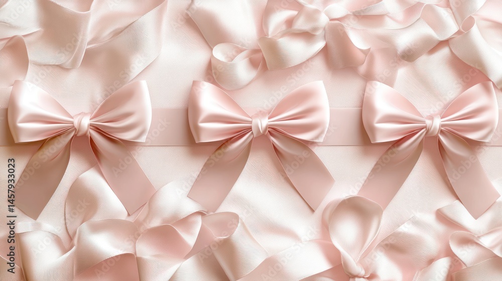 Soft Pink Ribbons & Bows Soft Pink Ribbons & Bows