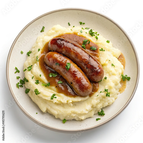 sausage and mashed potatoes