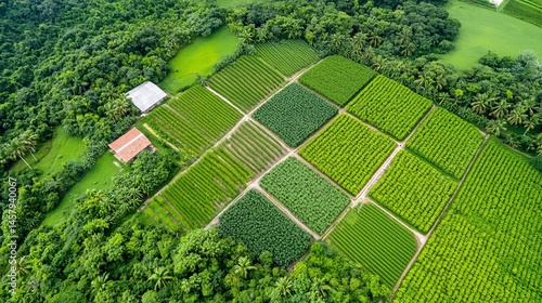 Sustainable Agriculture Practices Enhancing Biodiversity in Fields