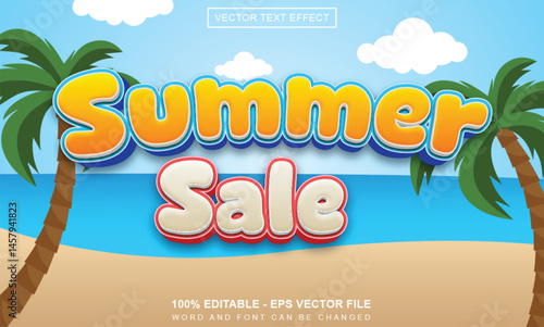 Summer sale Text Effect
