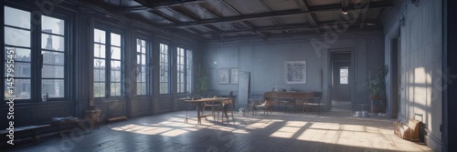 Wallpaper Mural Crisp blueprint photo effect, high-resolution  ideal for architectural designs ,  high-resolution,  construction background,  project Torontodigital.ca