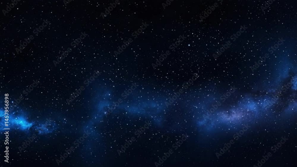 Vast Cosmic Universe with Bright Stars and Glowing Nebulae in Deep Space 4k video Vast Cosmic Universe with Bright Stars and Glowing Nebulae in Deep Space 4k video