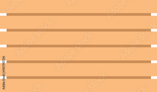 Wooden decorative plank vector illustration