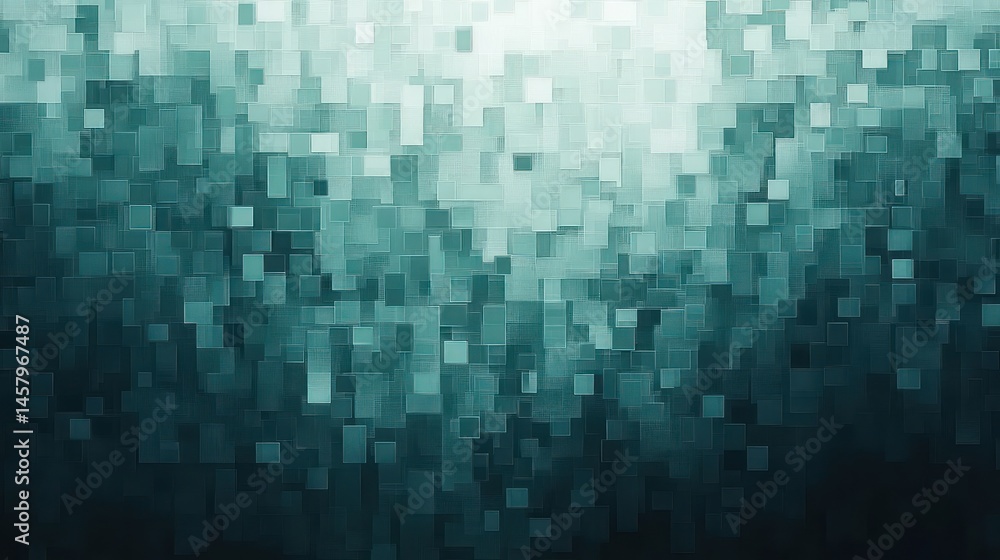 Elegant Teal Abstract Mosaic Tile Background for Creative Designs Elegant Teal Abstract Mosaic Tile Background for Creative Designs