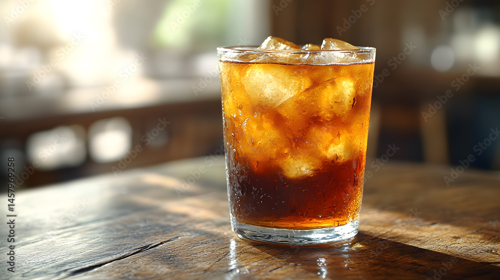 glass of tea with ice glass of tea with ice