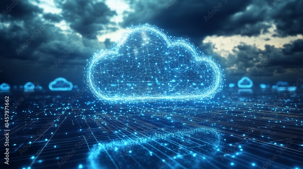 Cloud computing network infrastructure with interconnected digital nodes Cloud computing network infrastructure with interconnected digital nodes