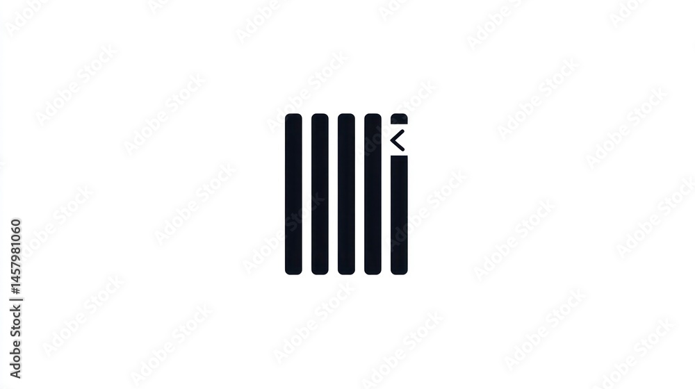 Abstract graphic design, vertical lines, background image, possible use as icon or symbol Abstract graphic design, vertical lines, background image, possible use as icon or symbol