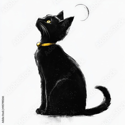 chat, animal, chaton, vecteur, animal de compagnie, joli, dessin animé, illustration, felidae, domestique, art, noir, yeux, mammifère, dessin, fourrure