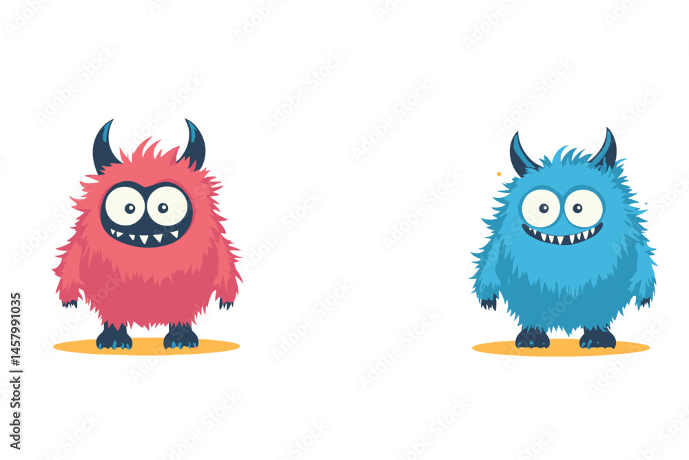 Fototapeta premium two owls on white