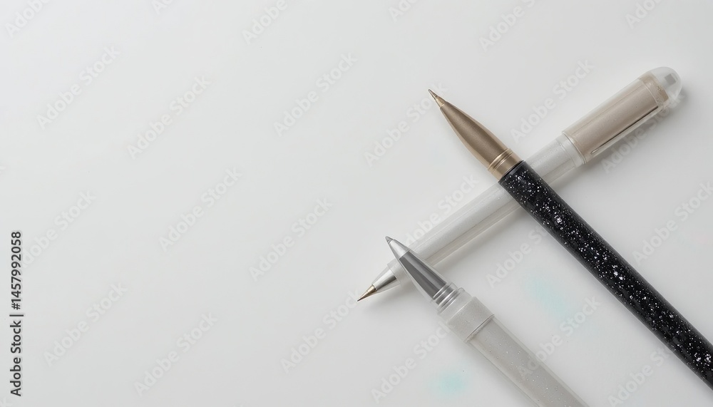 Fototapeta premium pen isolated on white with negative space for text