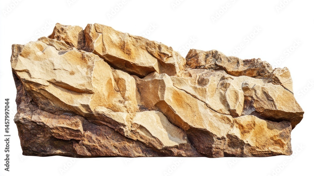 Massive, textured rock formation Massive, textured rock formation