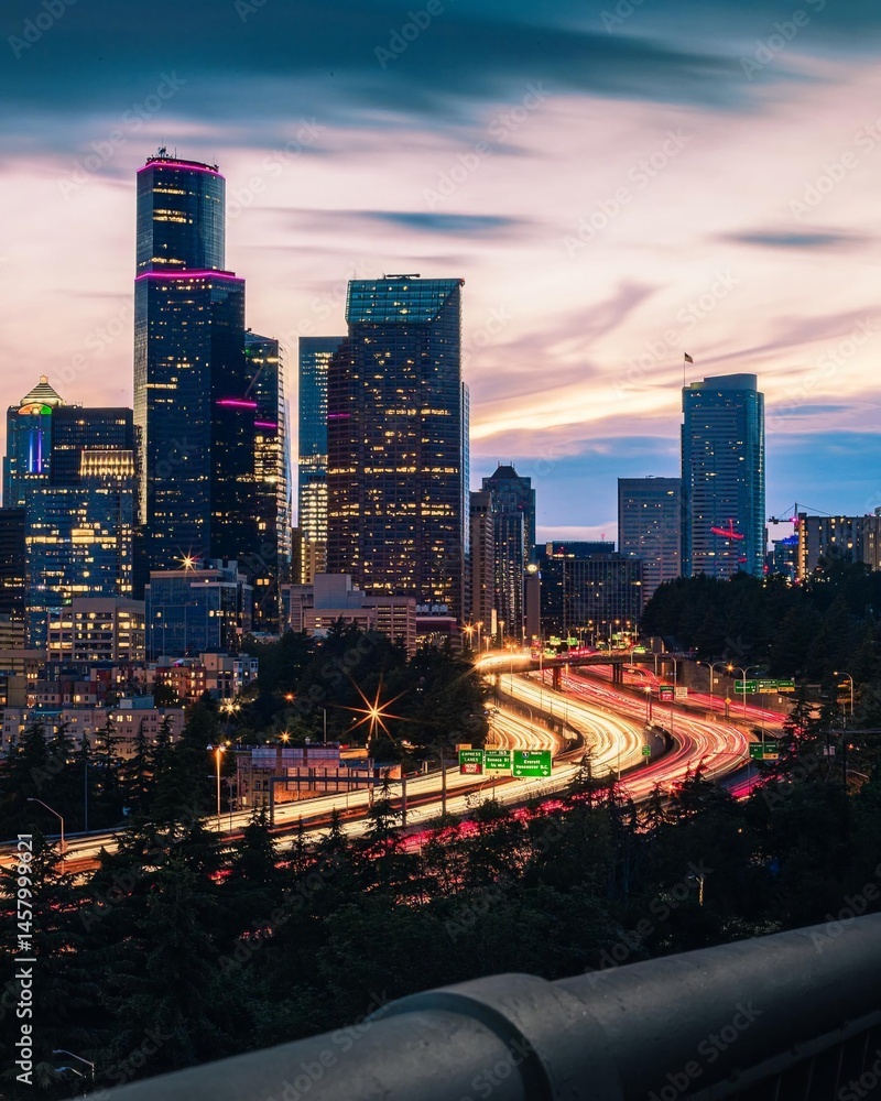 Obraz premium los angeles at night
