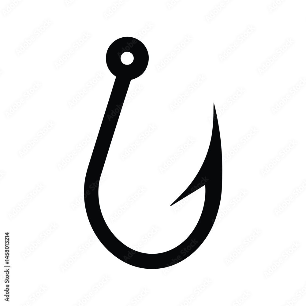fishing hook icon vector illustration fishing hook icon vector illustration