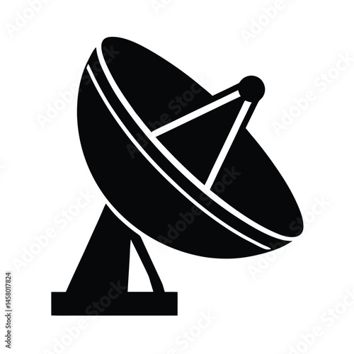 satellite dish icon vector illustration