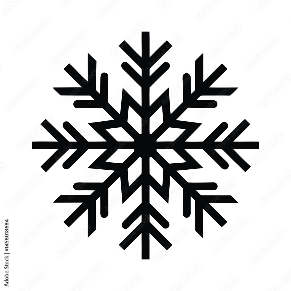 snowflake icon vector illustration snowflake icon vector illustration