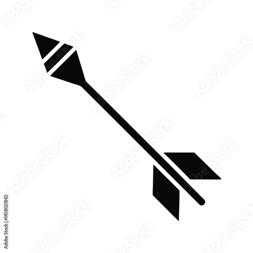 arrow quiver icon vector illustration