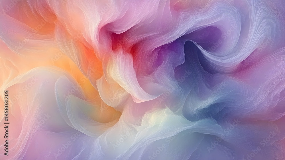Obraz premium Abstract colorful swirling texture design.
