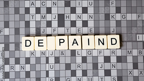 Alphabet letter in word depend on crossword puzzle background