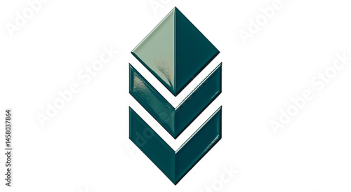 Png of Abstract geometric logo featuring stacked pyramids in a teal color scheme. Free Download Png of Abstract geometric logo featuring stacked pyramids in a teal color scheme. - GFXLoad