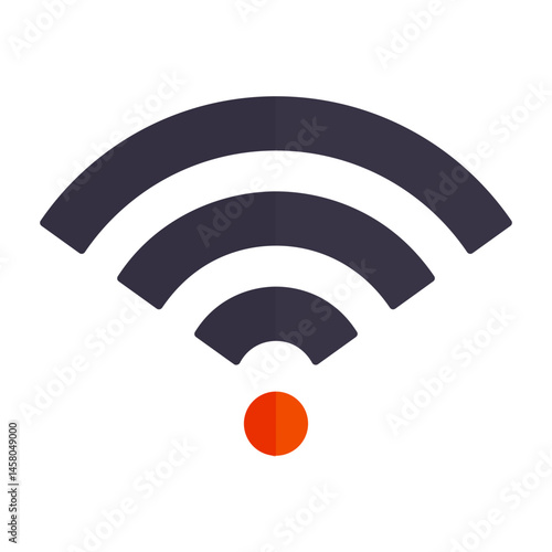 The icons in question are those of a wireless network, Wi-Fi and Wi-Fi respectively. wireless network icon
