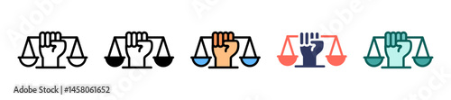 Labor Rights multiple icon