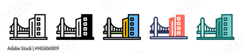 Infrastructure multiple icon