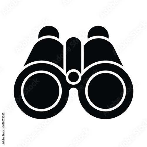 binoculars view icon vector illustration