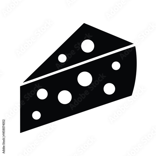 cheese wedge icon vector illustration