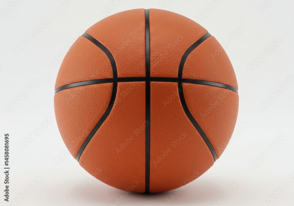 Fototapeta premium Classic Orange Basketball Game Sport Ball Equipment Photography Studio Shot High Resolution Image