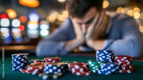 Lost in the Casino: A Depressed Man's Reflection