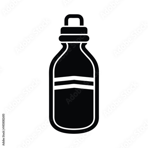 water bottle icon vector illustration
