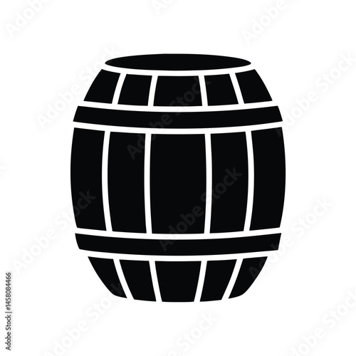 barrel storage icon vector illustration