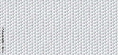 Light grey seamless vector hexagonal pattern background. hexagon geometric pattern. seamless hex background