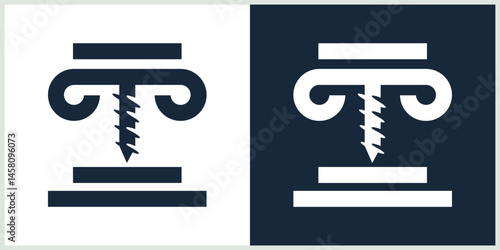 law drilling logo designs 