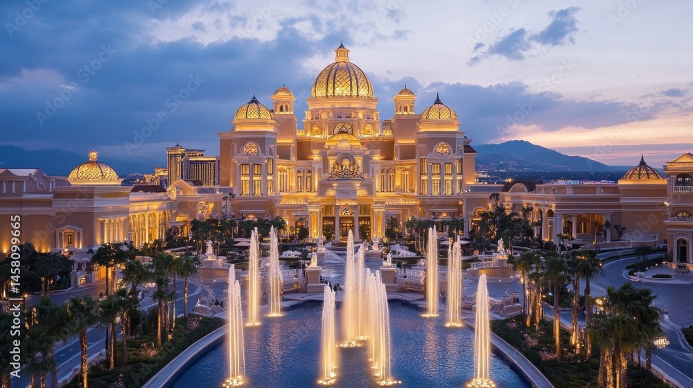 Magnificent Casino Resort at Night