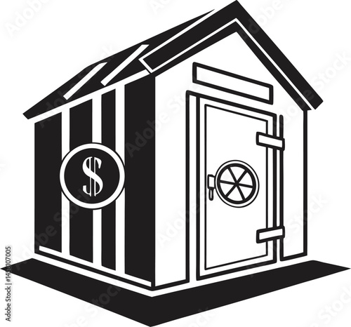 bank icon vector illustration