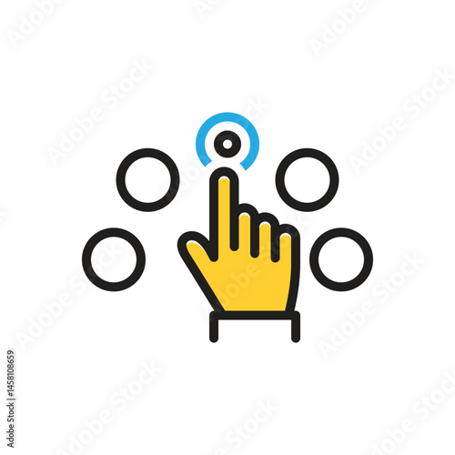 Multi color icon for per click pay