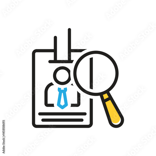 Multi color icon for proof