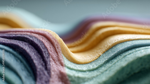 Layered Fabrics: A close-up...