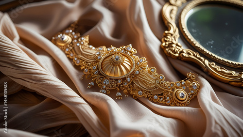 jewllery design gold ai genrative