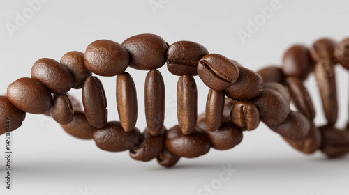 Coffee DNA: Artistic close-...