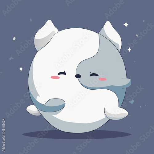 Cute Cartoon Moons – Sleepy Celestial Characters & Night Sky Expressions