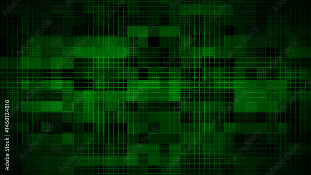 Dark Green abstract geometric shapes technology background, grid texture tech background Dark Green abstract geometric shapes technology background, grid texture tech background